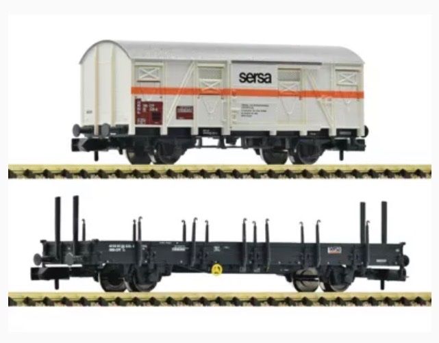 Fleischmann Modellini di ferrovie: Fleischmann 6660042 SBB 2-tlg. Set: Bauzug, SERSA – Nuovo e nell'imballaggio originale da Dompierre VD venduto da immorentes