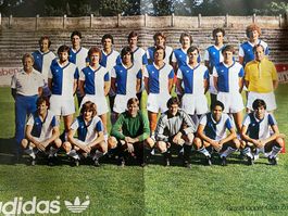 Grand Poster Calendrier PSG & ASSE 1982/83 - Équipe De Nancy ?