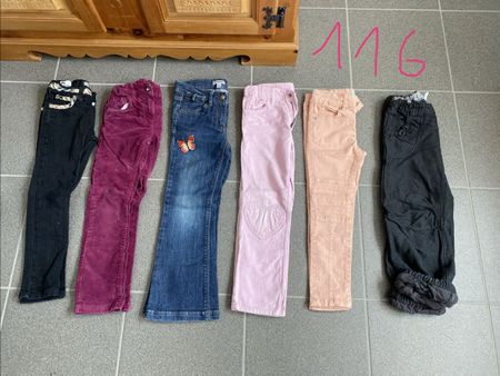 6 Mädchen Hosen, 116