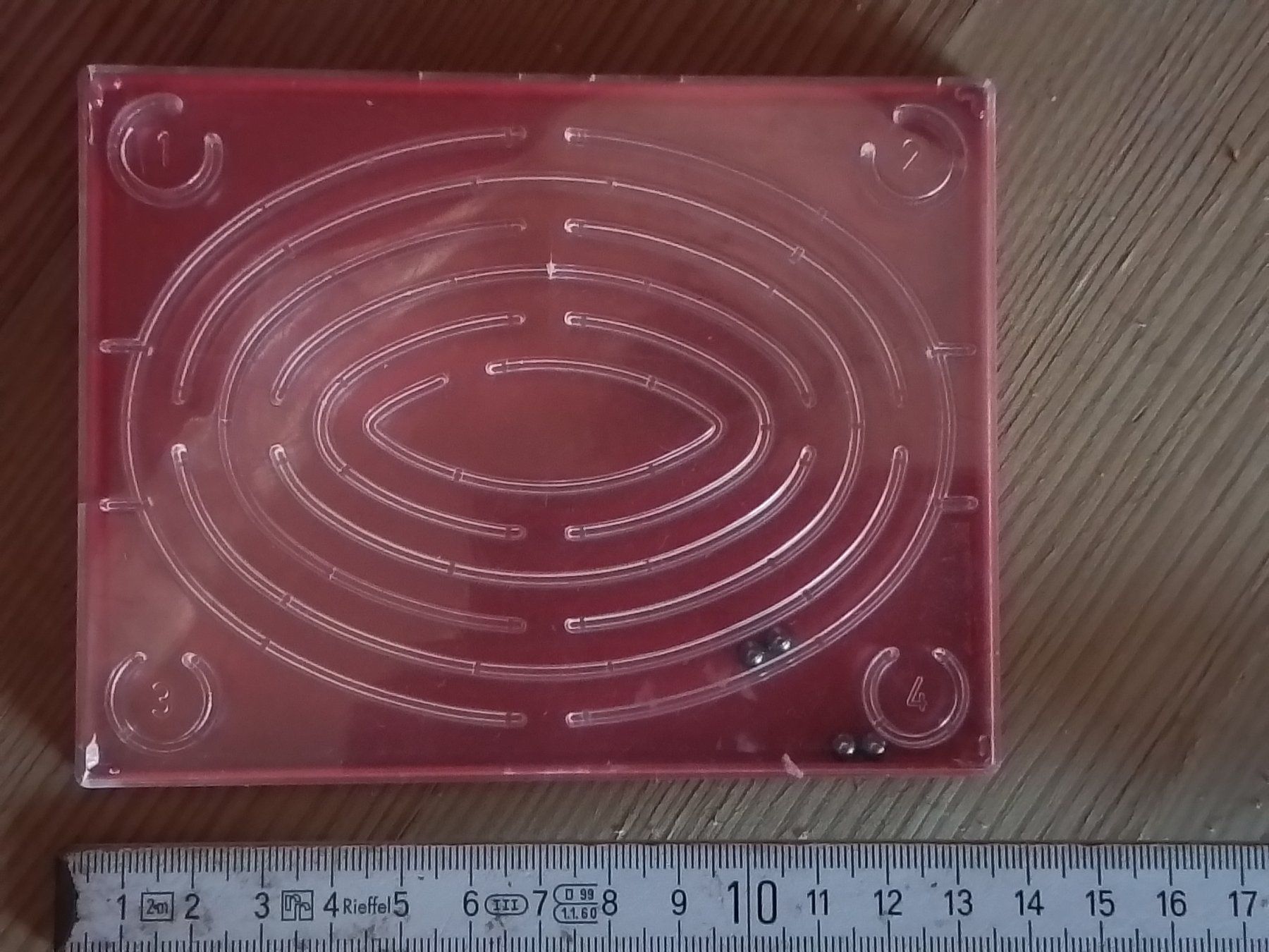 Giochi: Geduldsspiel Geschicklichkeitsspiel Labyrinth alt – Usato da Oberurnen venduto da DVDL