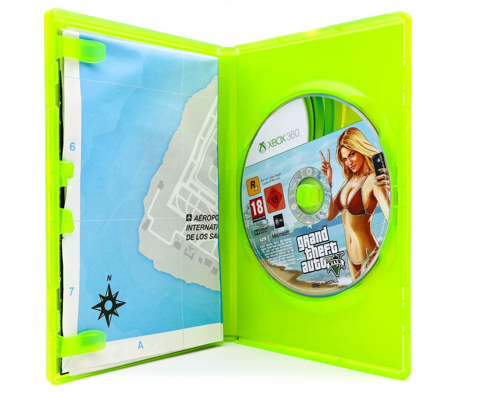 Spiele: Grand Theft Auto V  - XBOX 360 – Gebraucht aus Paudex von  2