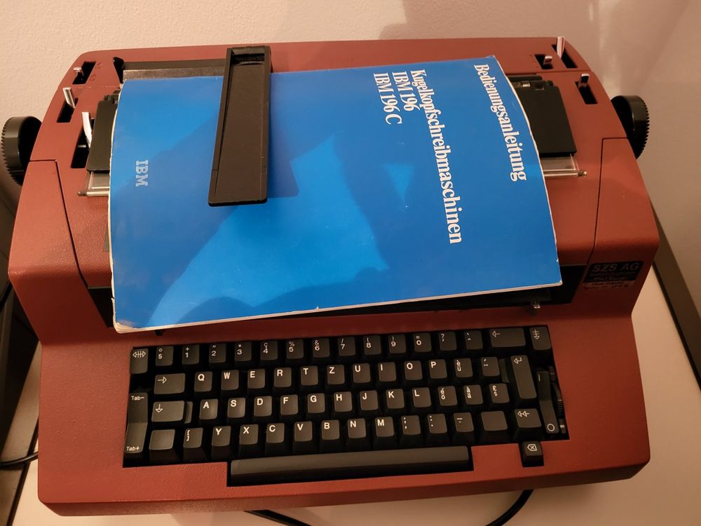 Kugelkopf Schreibmaschine IBM Kaufen auf Ricardo