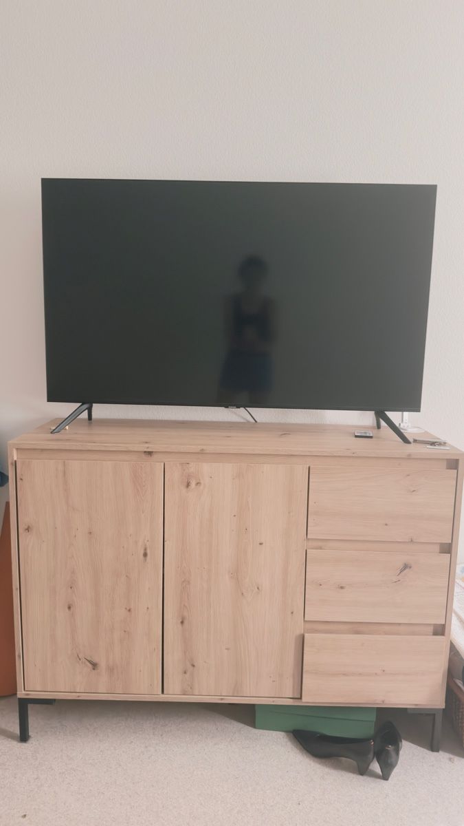 Cassettiere: Kommode Sideboard Holzoptik mit 3 Schubladen neuwertig – Nuovo (secondo la descrizione) da Zürich venduto da Tefabastias7 2