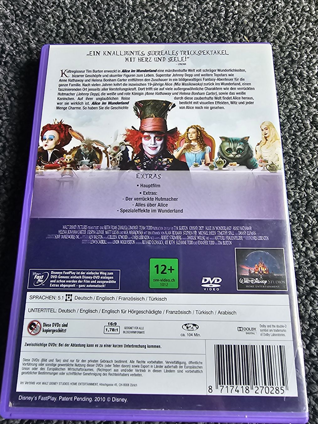 Alle DVDs: Alice im Wunderland (22222) – Gebraucht aus Ruswil von jan_bxl5 1