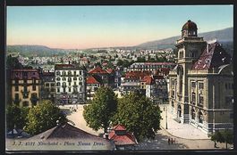AK Neuchatel, Place Numa Droz