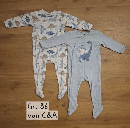 2 Baby-Schlafanzüge von C&A, Grösse 86