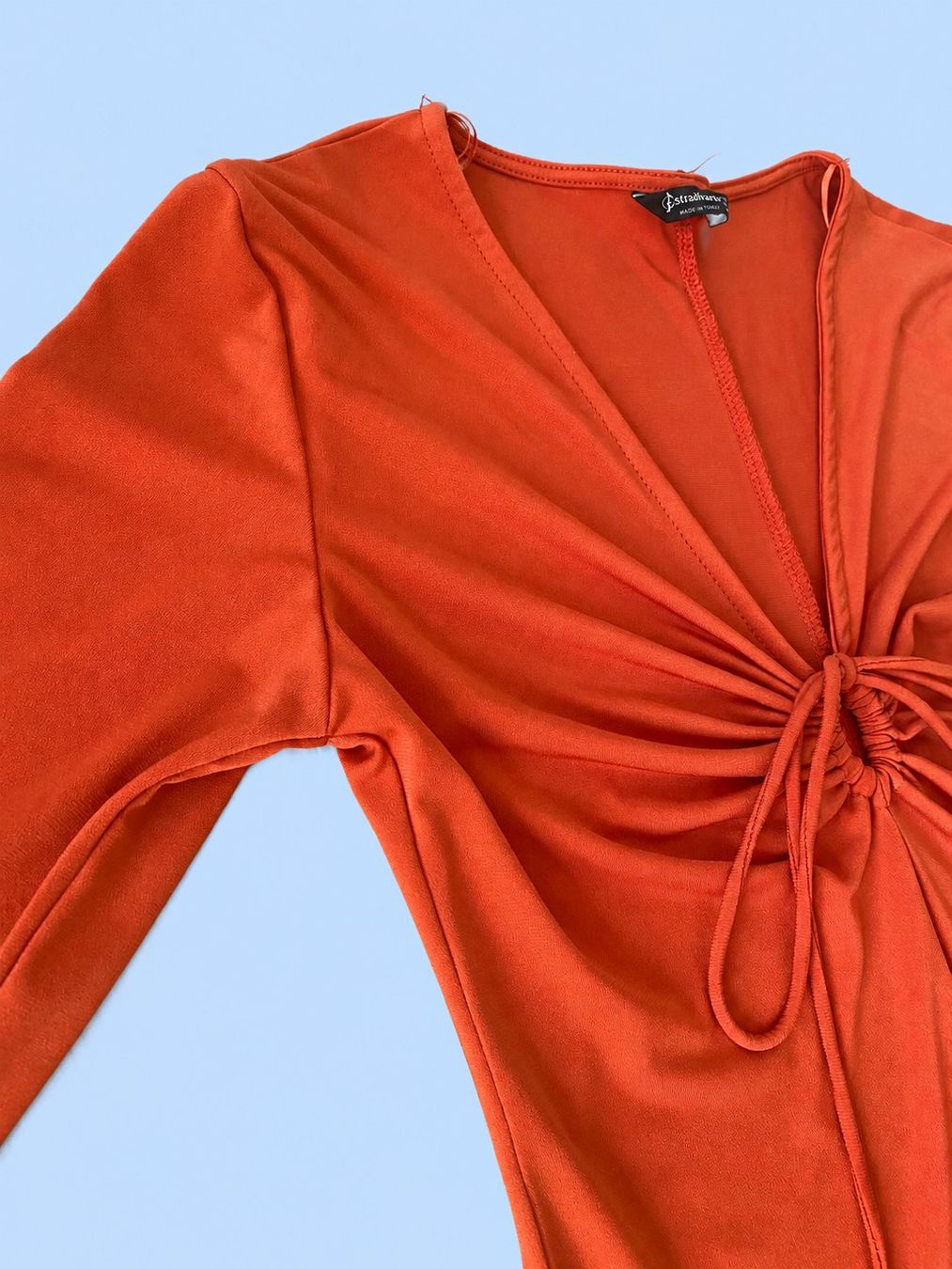 Stradivarius Vestiti: Orange Long Sleeve Dress - Stradivarius – Usato da Lugano venduto da selling_nice_stuff 2