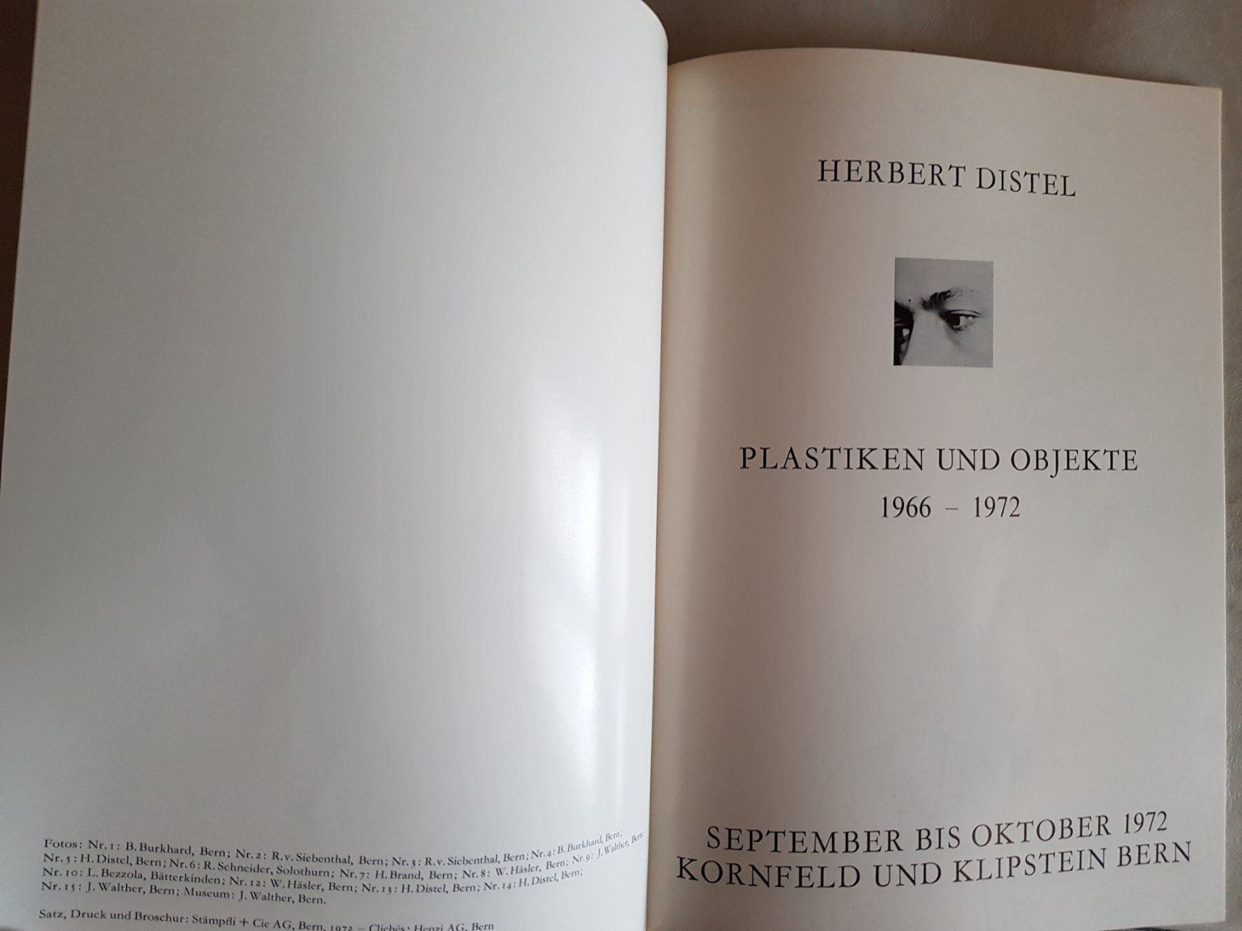 Libri: Herbert Distel - Kornfeld und Klipstein Bern 1972 – Usato da Walterswil BE venduto da Lonitti 6