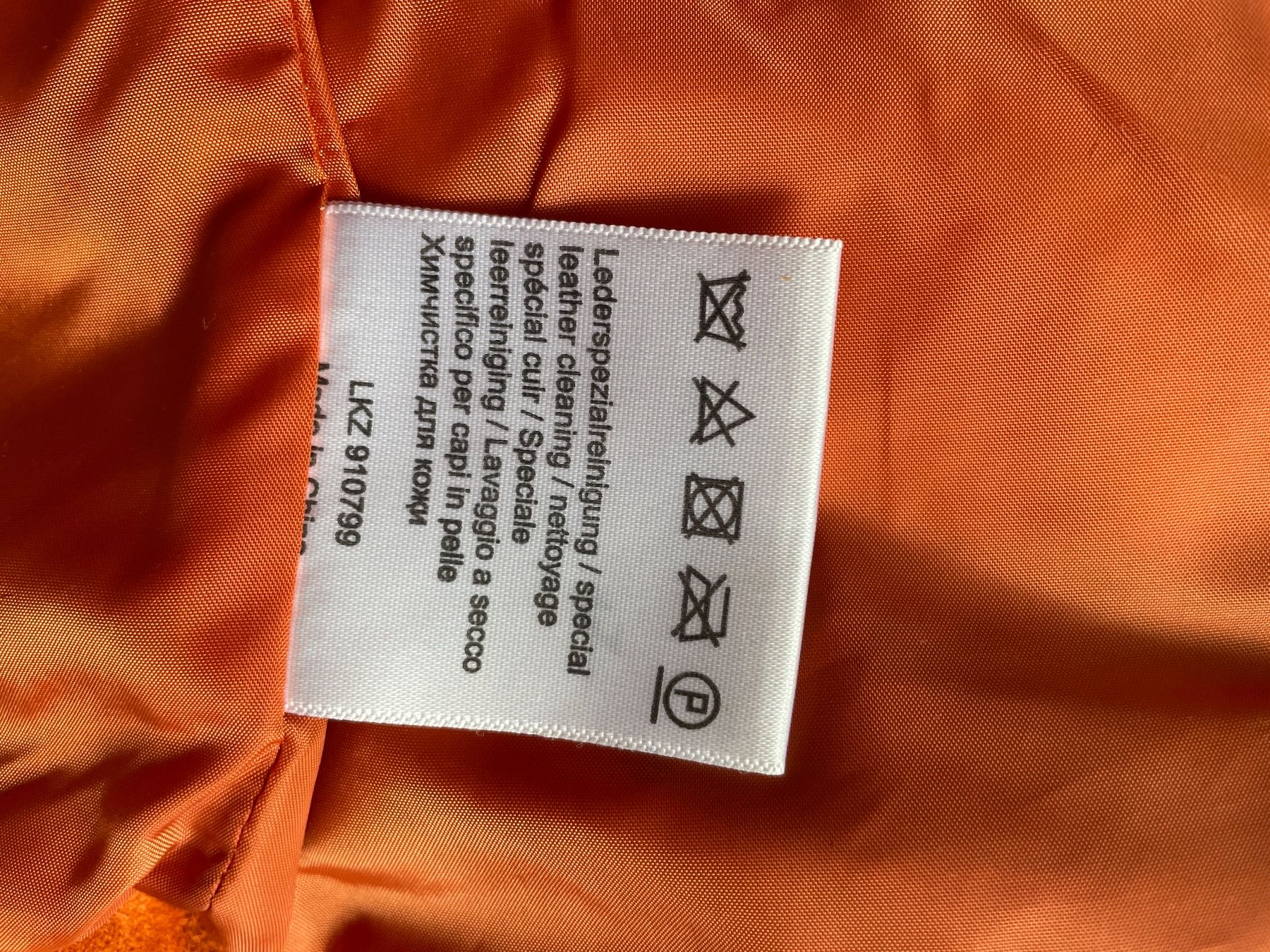 Alba Moda Giacche: Lederjacke ALBA MODA Gr.36 orange – Usato da Hämikon venduto da schneider.petra 8