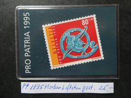 Pro Patria Markenheftchen 1995 gestempelt