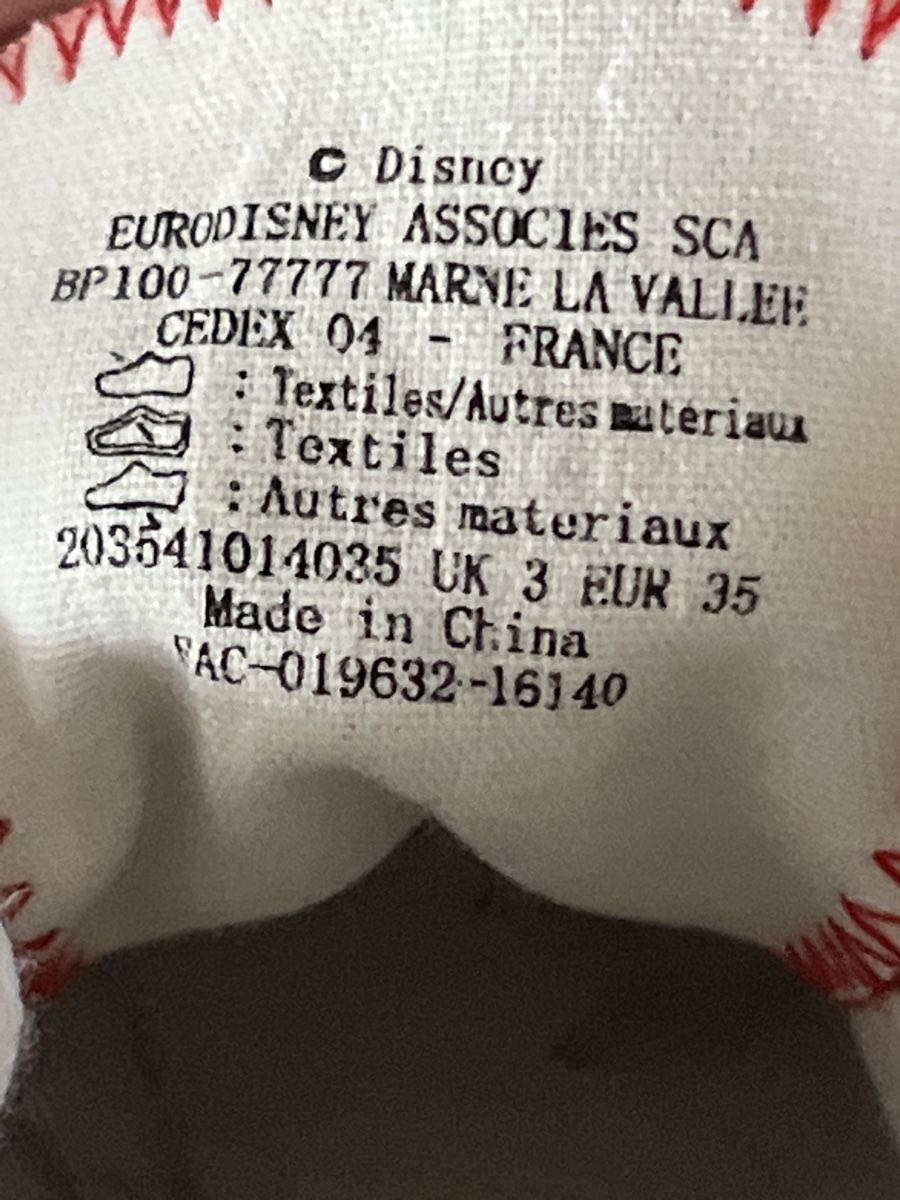 Scarpe per ragazze: Mickey Mouse Chucks Stars and Stripes Gr. 35 – Usato da Buchrain venduto da mir_c5wl 6