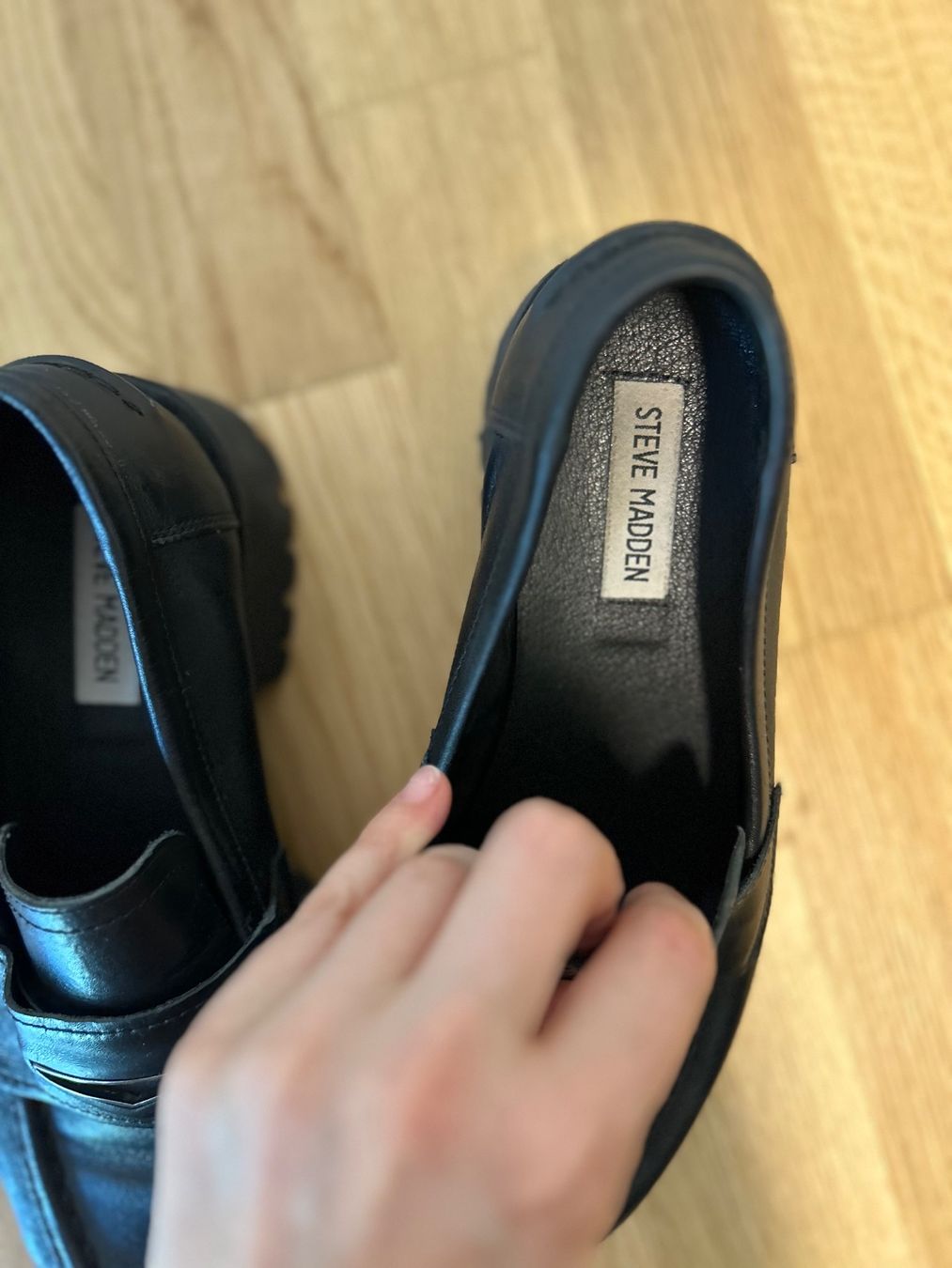 Steve Madden Scarpe da donna: Schuhe Steve Madden Leder Schwarz Groesse 38.5 – Nuovo (secondo la descrizione) da Zürich venduto da Dailychic 3