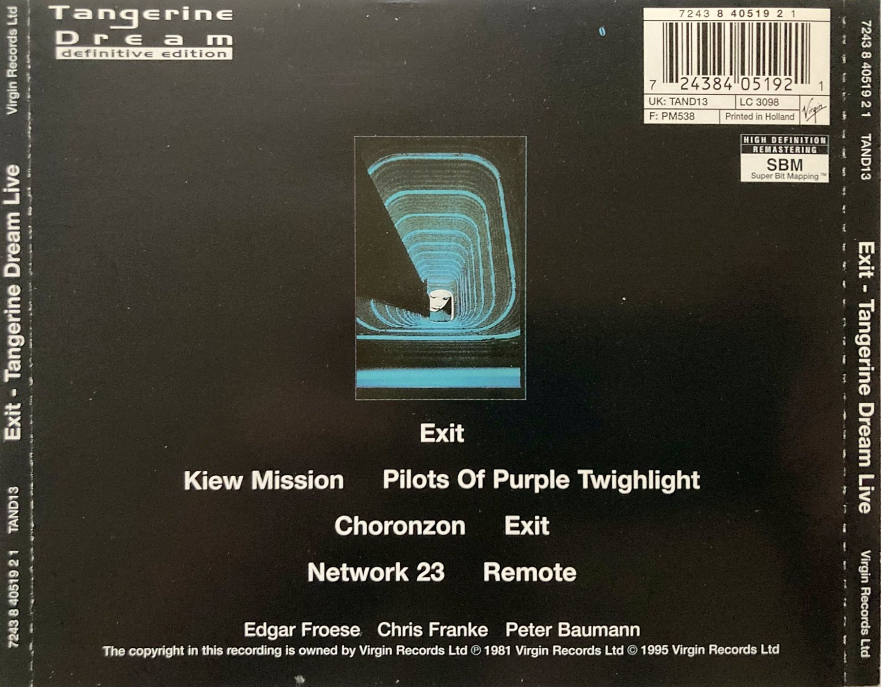 CDs: TANGERINE DREAM - EXIT – Gebraucht aus Bottens von hotter-than-hell 1