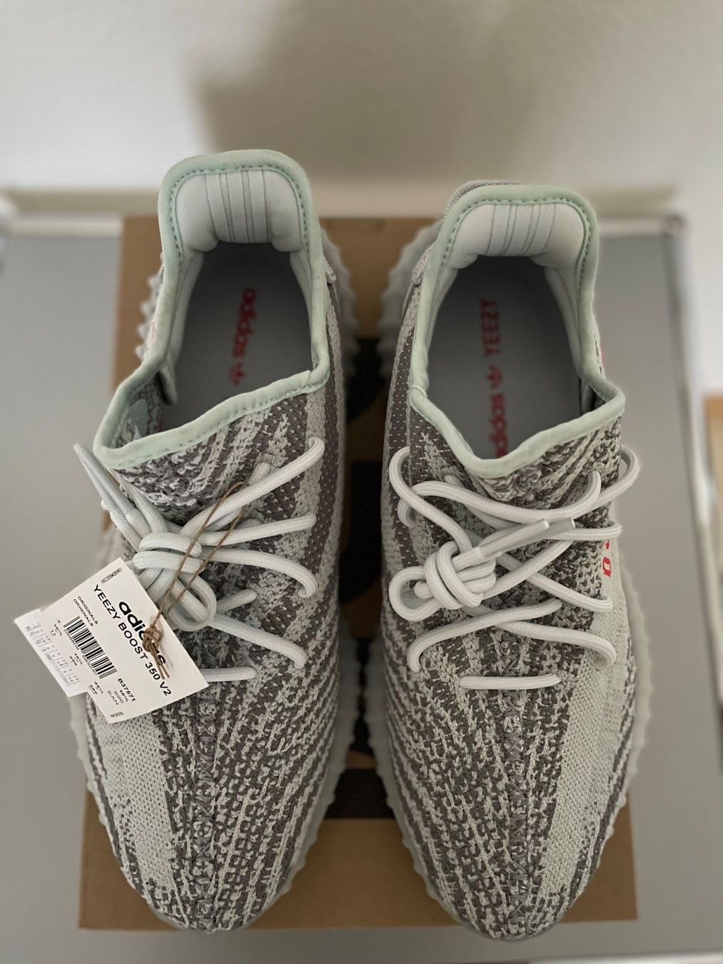 Adidas Scarpe da uomo: Yeezy Boost 350 V2 Blue Tint EU 45 1/3 – Nuovo e nell'imballaggio originale da Reutigen venduto da Adweng 2
