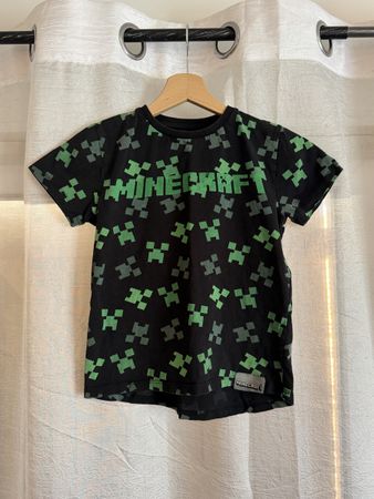 T-shirt Minecraft officiel Mojang Creeper enfant 6-7 ans