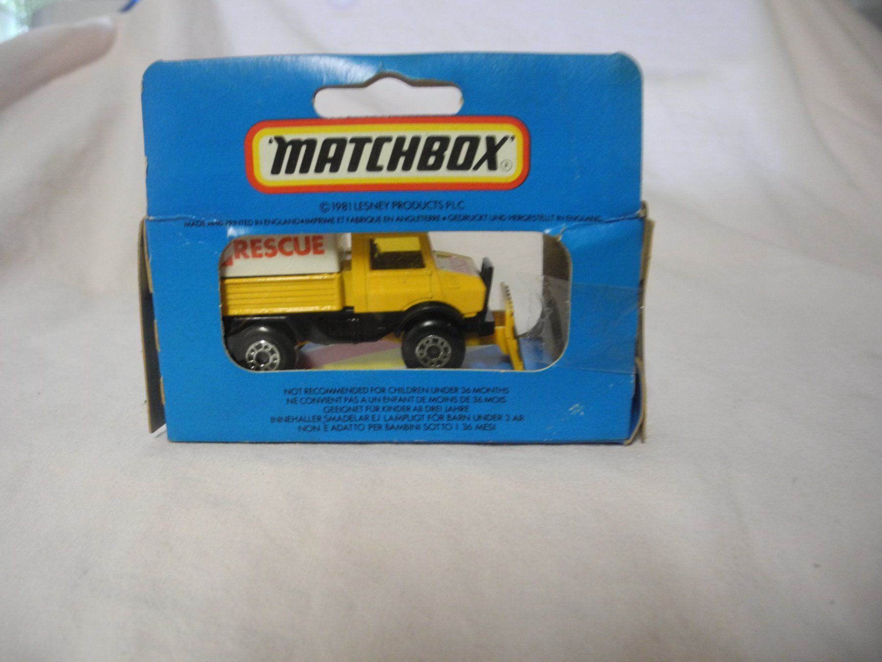 Matchbox Voitures modèles: MATCHBOX  NR. 48  UNIMOG  RESCUE  MIB – Neuf avec emballage d'origine à Gurtnellen par Murmeli99 1