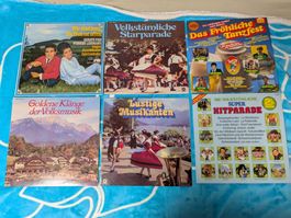 Lot 13x Volksmusik, Ländler & Schlager LP Vinyl – Joscht Rib