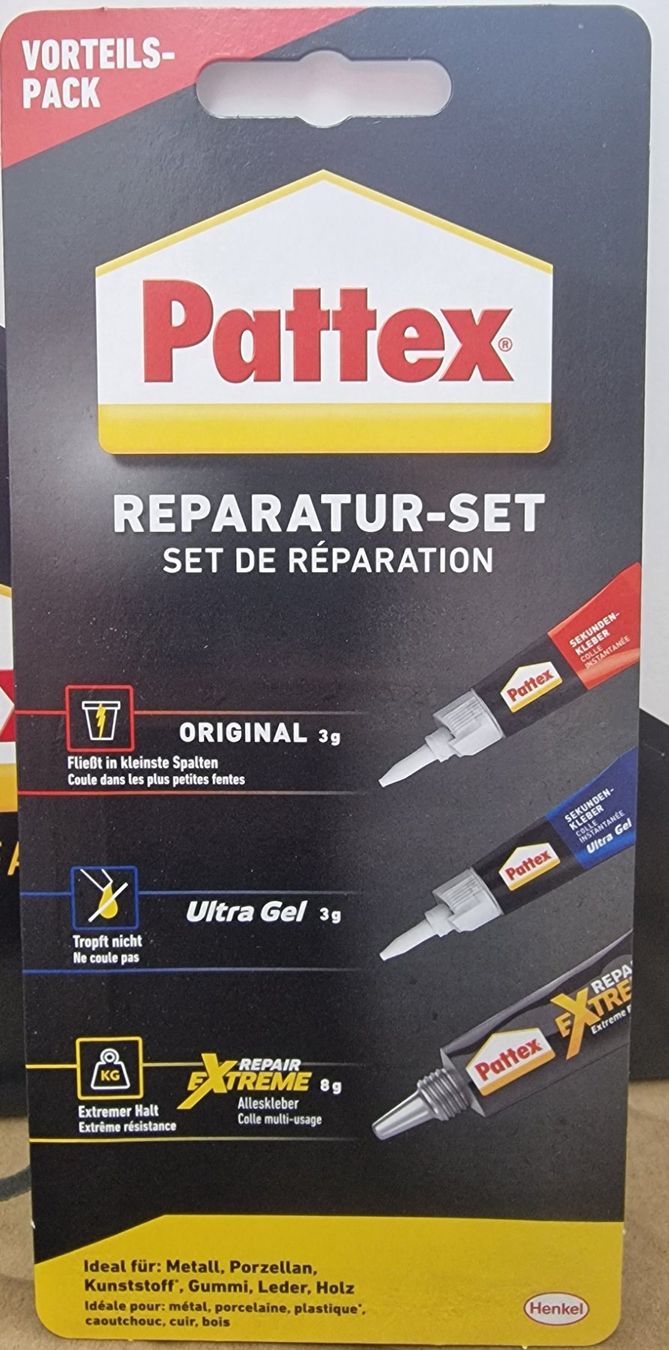 Tutti gli attrezzi: Pattex Reparatur-Set / 3er-Set – Nuovo e nell'imballaggio originale da Uerkheim venduto da Kaufoption