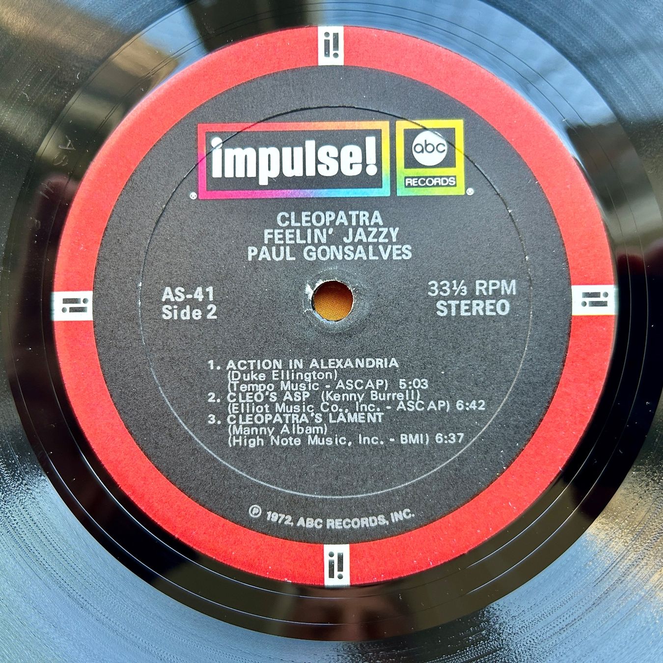 Dischi in vinile: Paul Gonsalves  Cleopatra Feelin' LP – Usato da Lausanne venduto da Pask1 2
