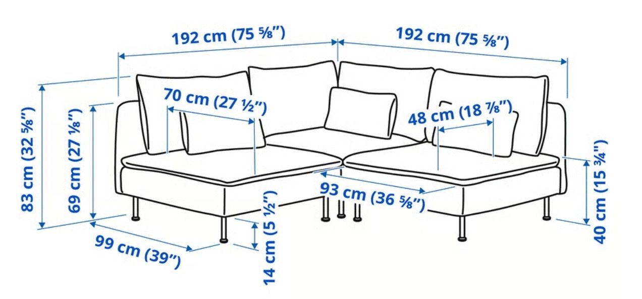 Ikea Divani: IKEA SÖDERHAMN Ecksofa 3-sitzig  neuwertiger Zustand – Usato da Bleienbach venduto da seebee 3