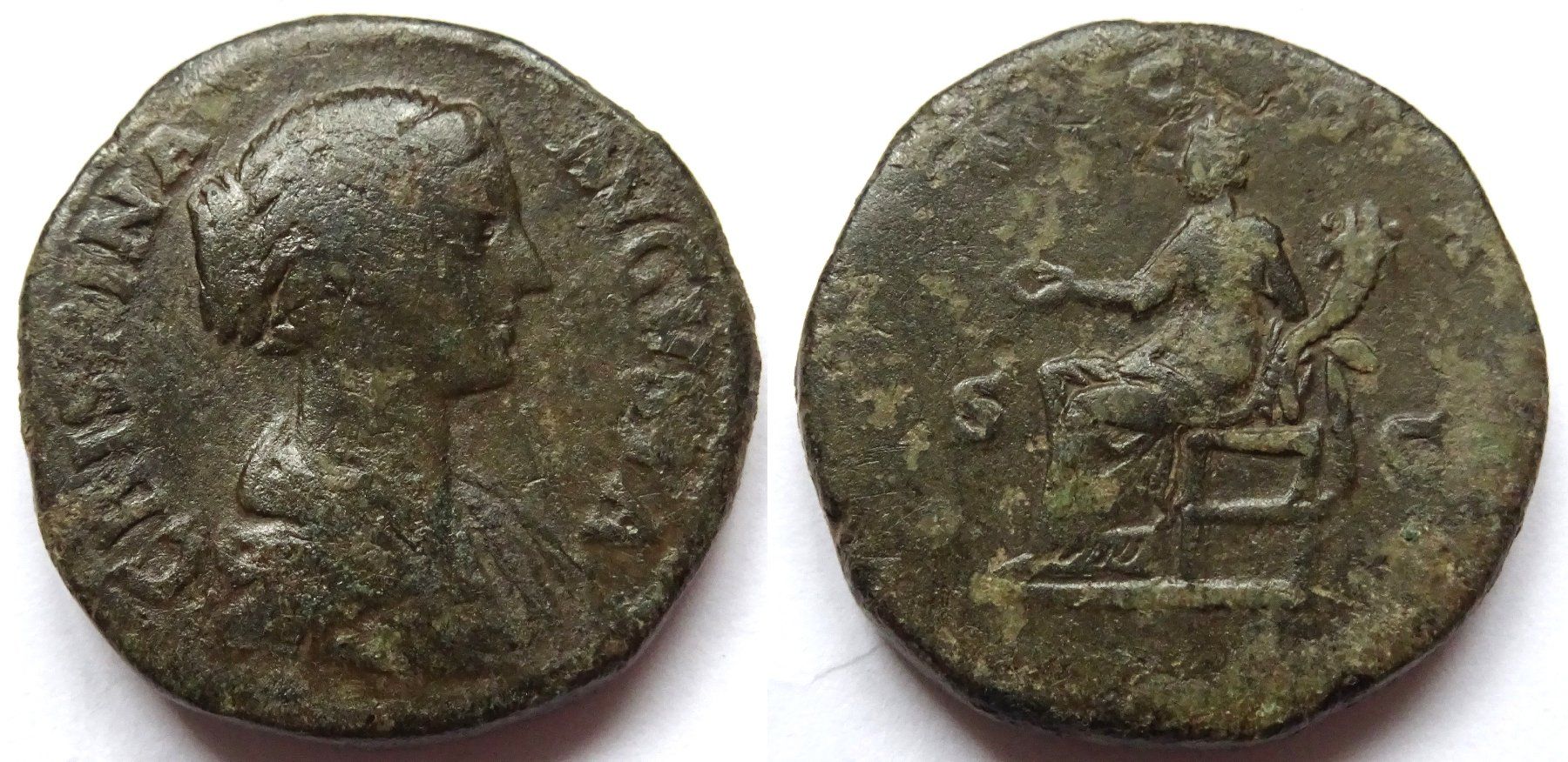 Tutti le monete: CRISPINA Sestertius – Usato da La Sarraz venduto da classicworldcoins