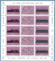 100 Jahre   Gotthard-Bahn  1882-1982     postfrisch