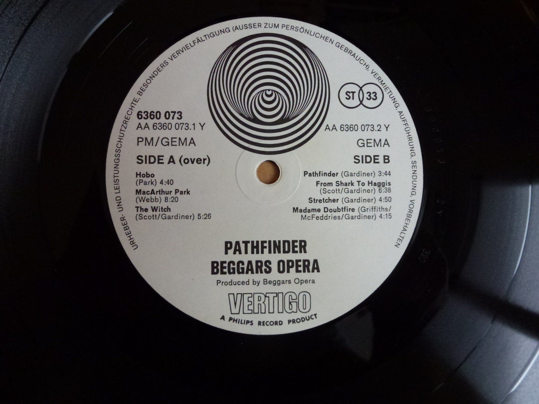 Dischi in vinile: Beggars Opera – Pathfinder – Usato da Bern venduto da Frebo 3