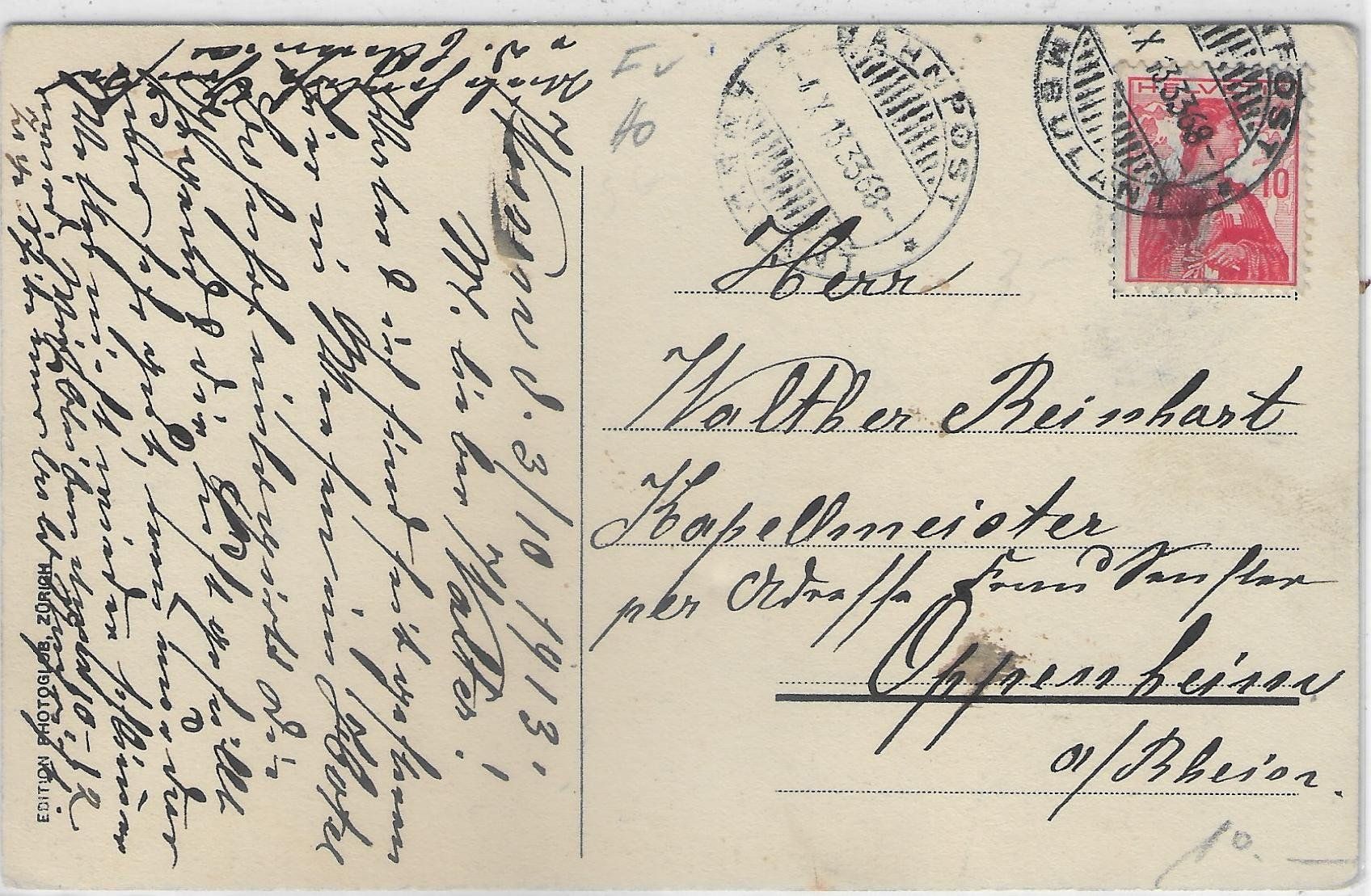 Cartoline postali: Weesen - Generalansicht – Usato da Ettingen venduto da Kartenplanet 1
