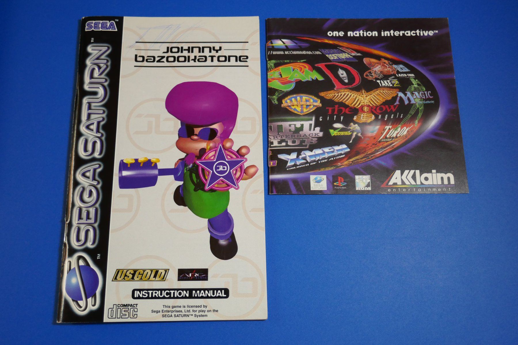 Sega Giochi: Johnny Bazookatone - Sega Saturn – Usato da Vuarrens venduto da Espace-Retro 2