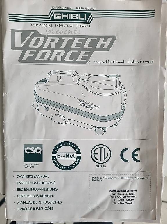 Aspirapolveri & Accessori: Aspirateur de course Vortech Force – Usato da Morges venduto da tppa 3