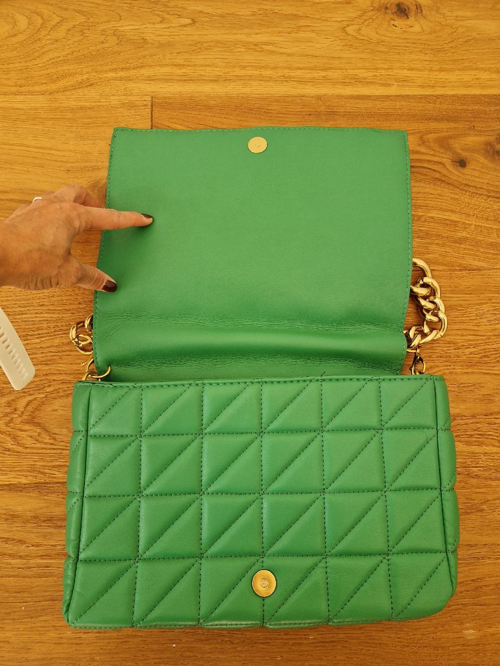 Zara Borse da donna: Zara Kunstleder Tasche gesteppt – Usato da Eschenbach SG venduto da SanFranciscoCalifornia 3