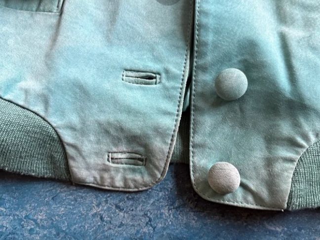Vestes: Vintage Used Lederjacke türkis – D'occasion à Basel par NormaJean01 5