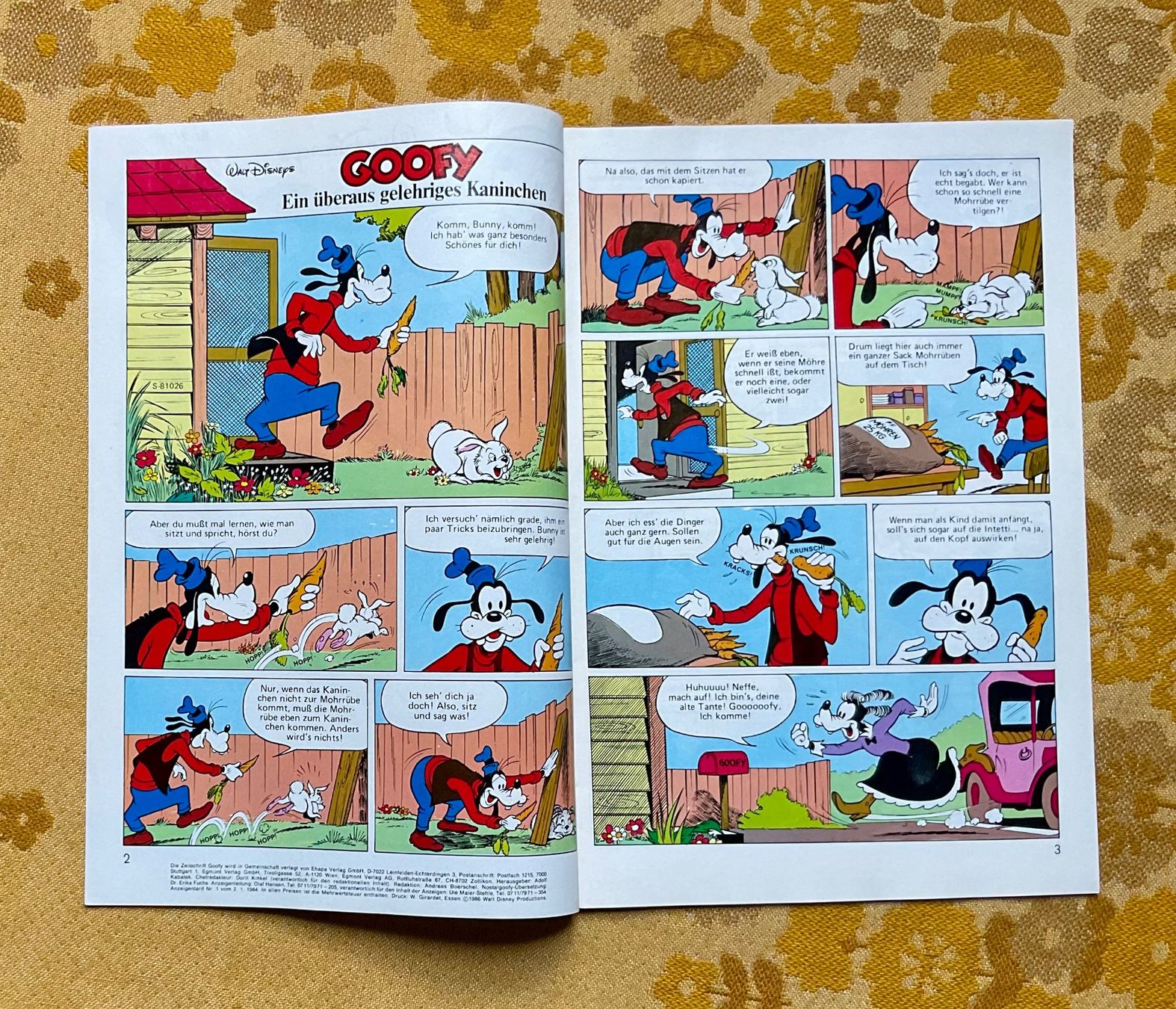 BD: Goofy Heft Nr 2 von 1986 – D'occasion à Endingen par nathan05 1