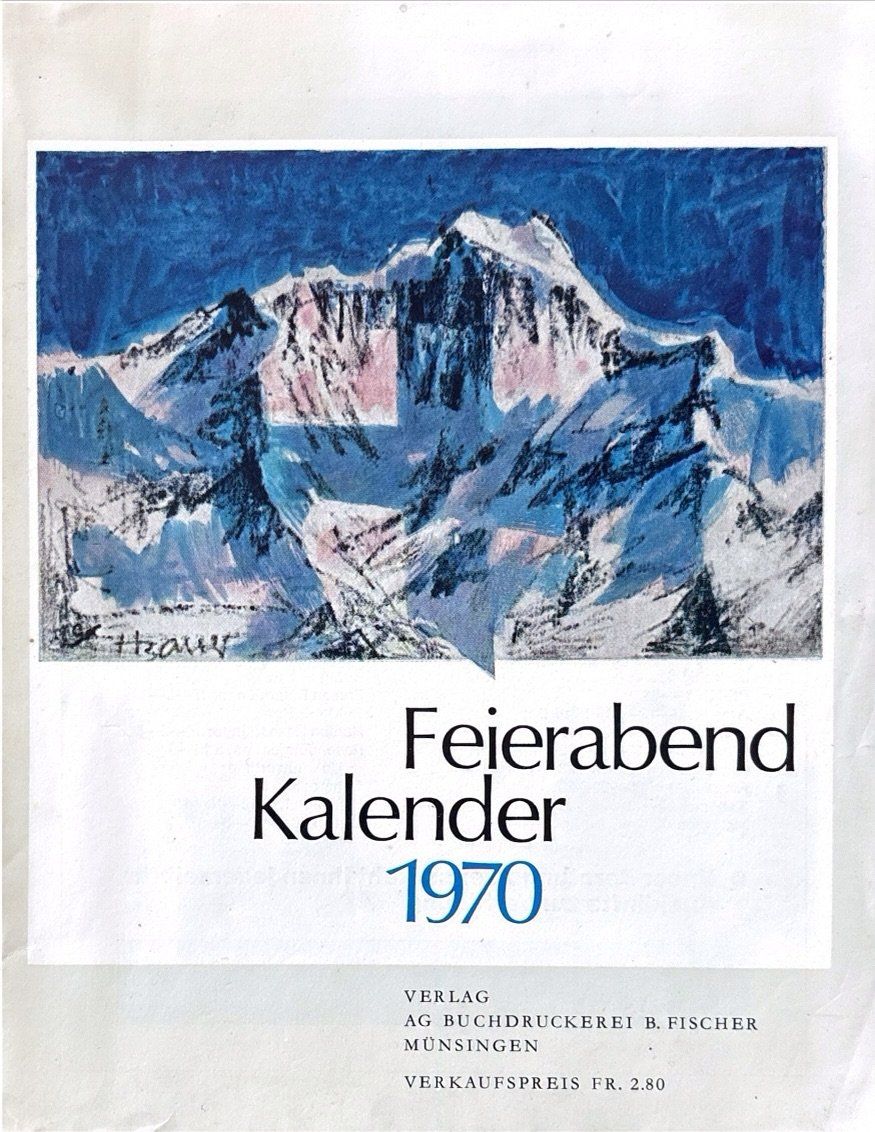 Libri: Feierabend Kalender 1970 – Usato da Sarnen venduto da Livres