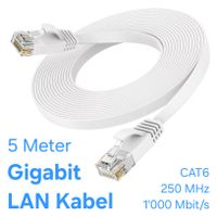 5 Meter Gigabit LAN Kabel CAT6 RJ45 Câble Ethernet 1000Mbit