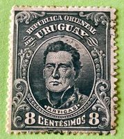 BRIEFMARKEN AUS  Uruguay Jose Artigas  GESTEMPELT  