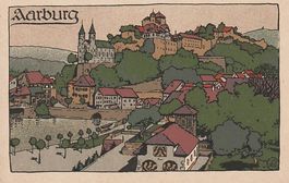 Aarburg, Ansicht Brücke Kirche