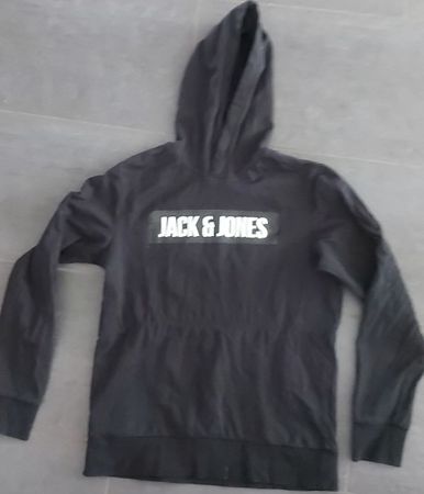 Pullover mit Kapuze Jack&Jones Schwarz Grösse S ca. 164