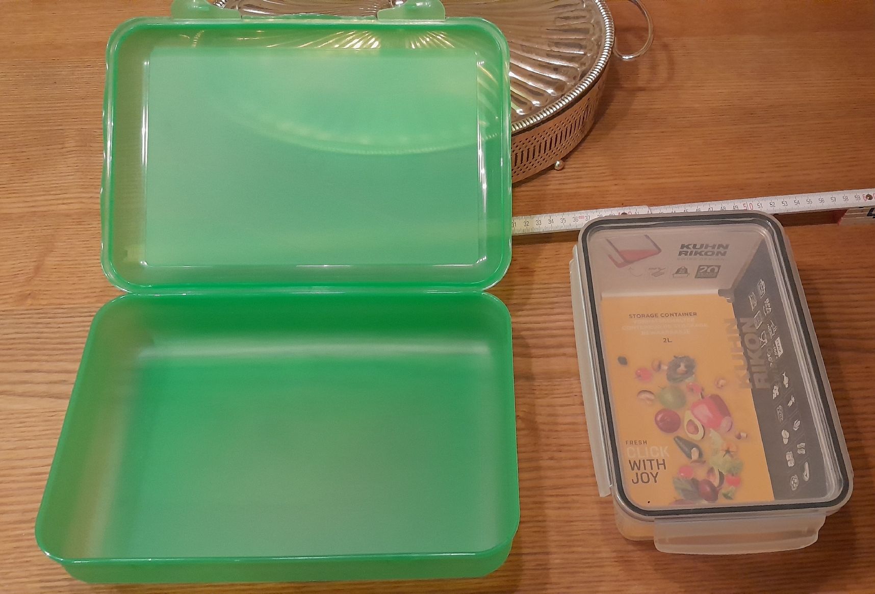 Behälter & Ähnliches: Servierschale versilbert plus 2x Aufbewahrungsboxen – Gebraucht aus Adlikon b. Andelfingen von Kraemse 1