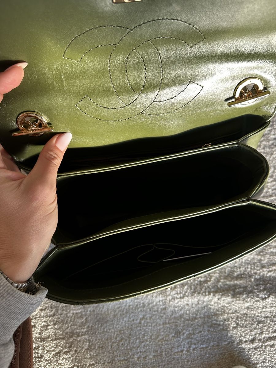 Taschen für Damen: Sac vert – Gebraucht aus La Croix (Lutry) von secondhandZara 5
