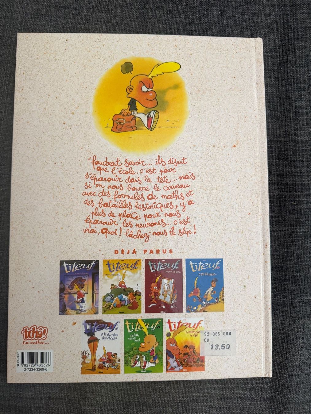 Fumetti: Titeuf  8 Lâchez moi le Slip EO 2000 Glénat – Usato da Fribourg venduto da J334455 1