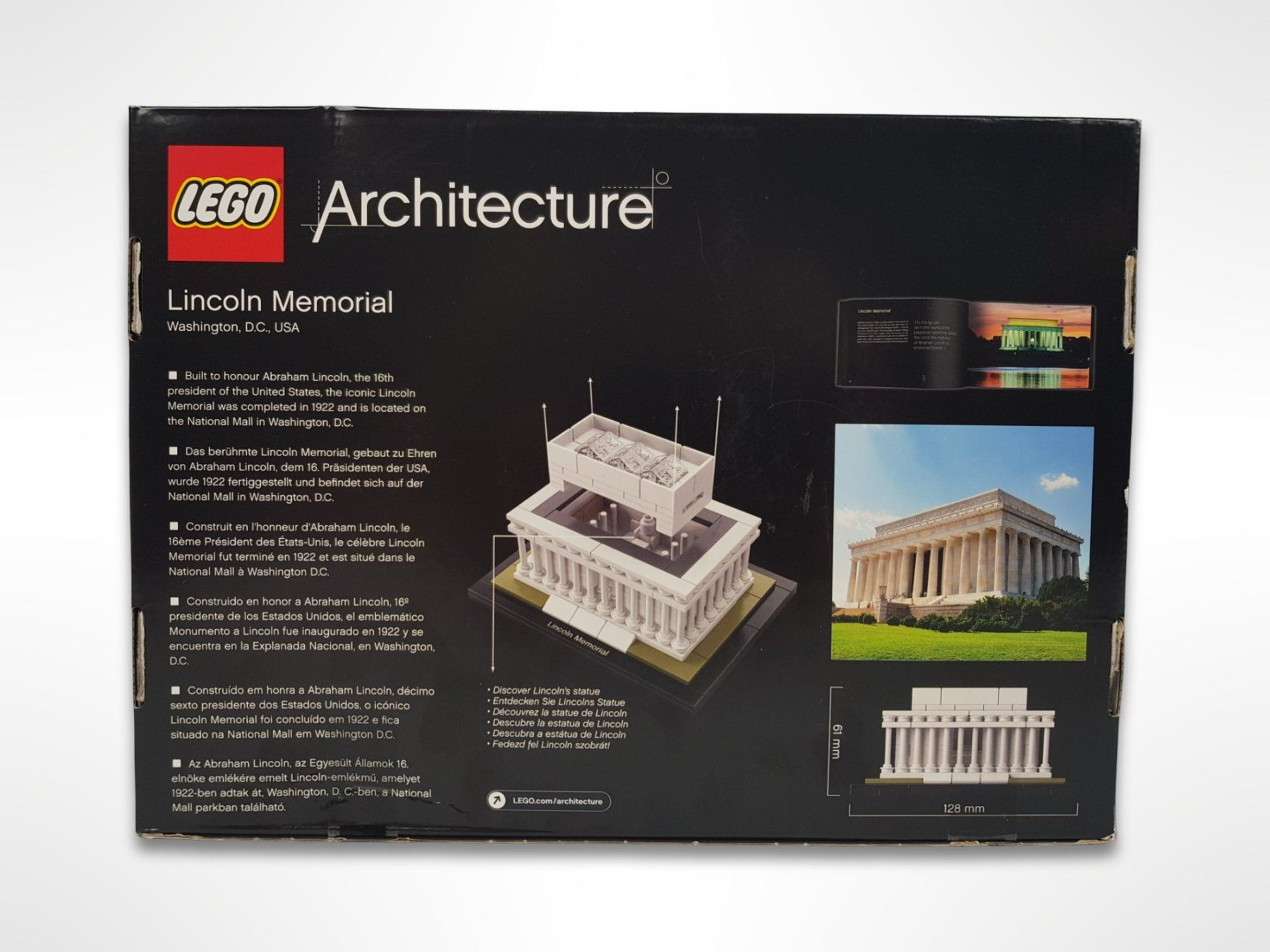 Lego Kit di costruzioni: LEGO Architecture Lincoln Memorial – Usato da Suhr venduto da Restwert_Suhr 5