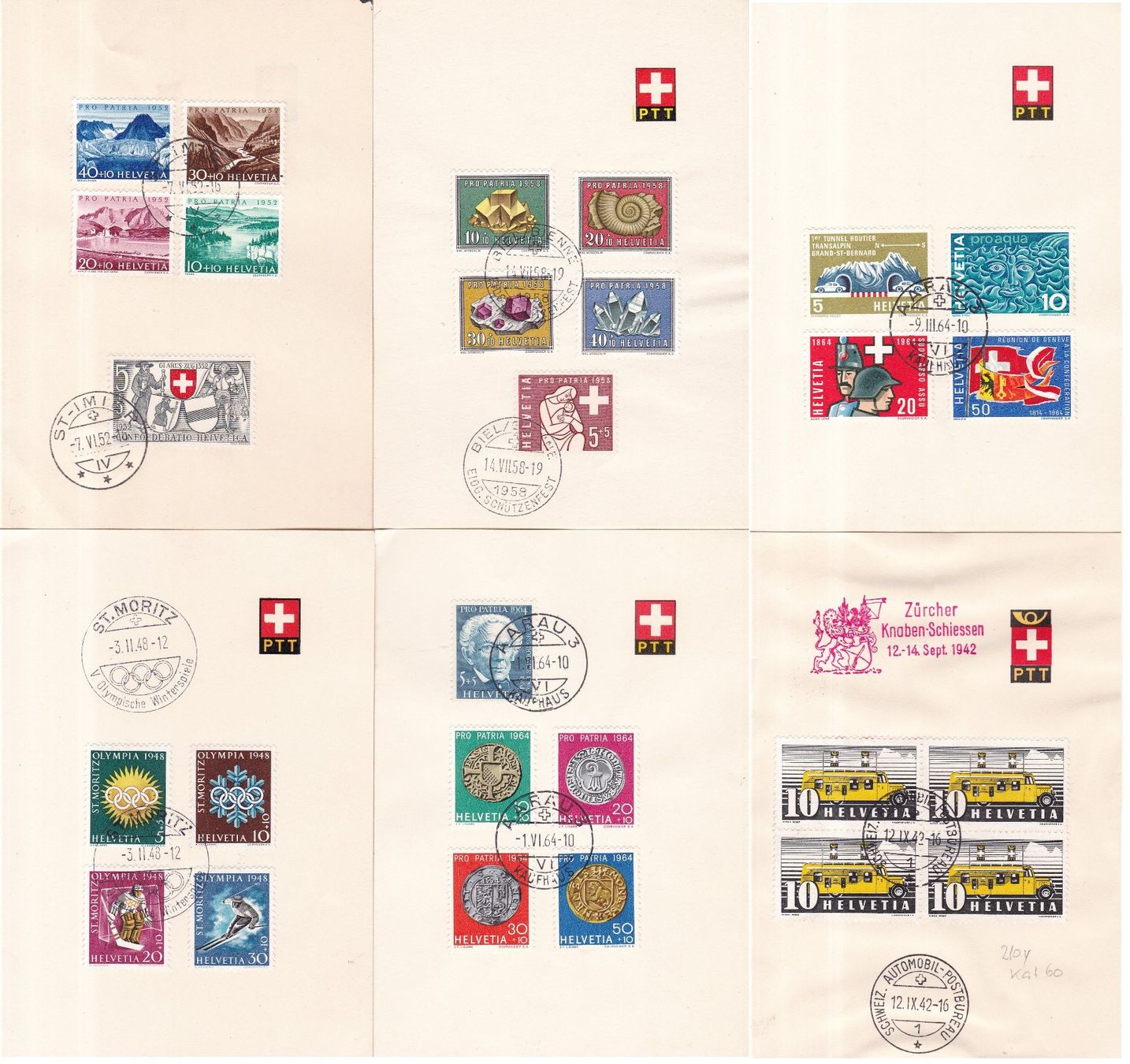 Alle Briefmarken: 40 Stk. Alte CH Briefe, Böglis, Belege – Gebraucht aus Münchwilen AG von Nesar 2
