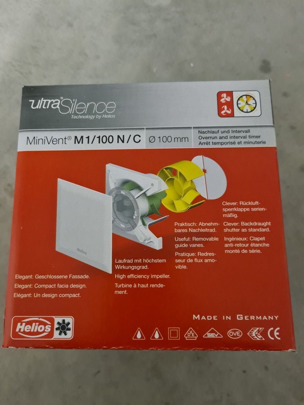 Helios Ventilatori: Heliosventi mit nachlauf – Nuovo e nell'imballaggio originale da Steffisburg venduto da Mallekobold