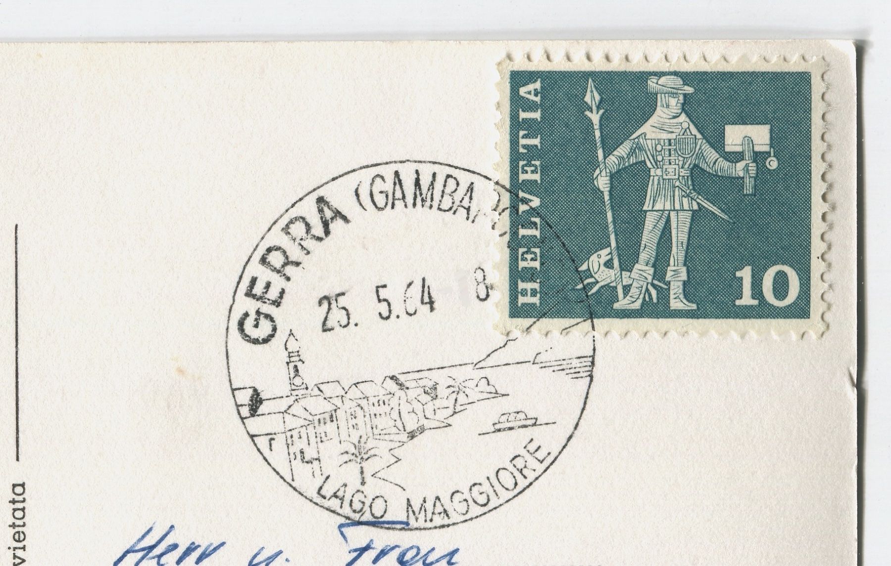 Cartoline postali: Gerra Gambarogno 1964 – Usato da coglio venduto da Tascia1 1