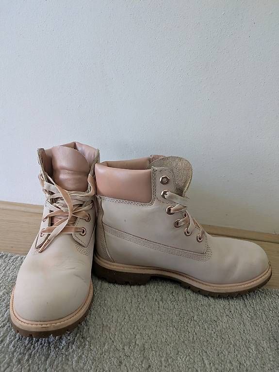 Scarpe da donna: Timberland Stiefel rosa Grösse 38.5 – Usato da Winterthur venduto da Verena_van_E