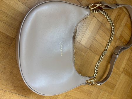 Sac à main Lancaster beige avec chaîne