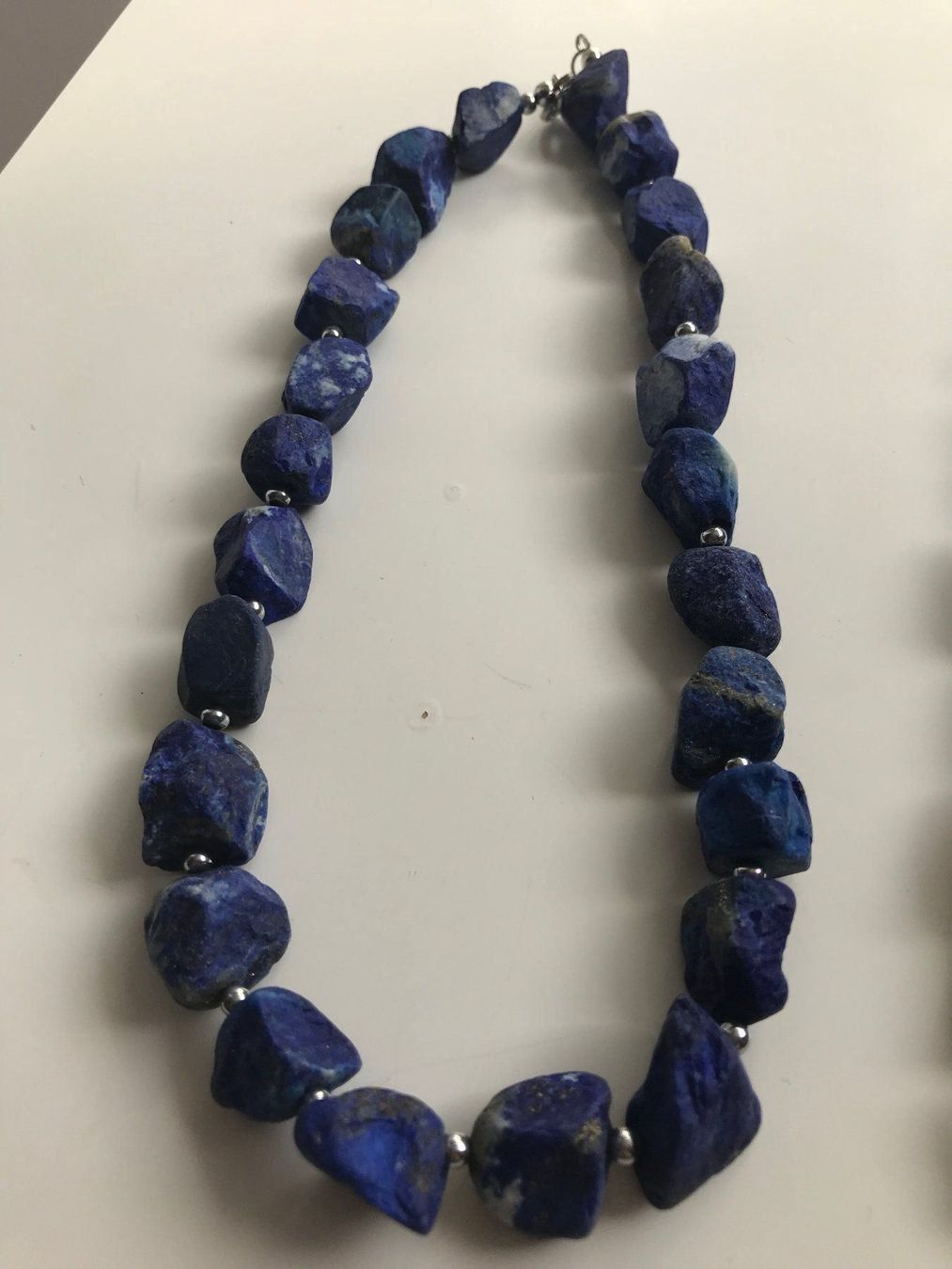 Catenine: Kette Lapislazuli, Einzelanfertigung, – Nuovo e nell'imballaggio originale da Bern venduto da antigua13 5