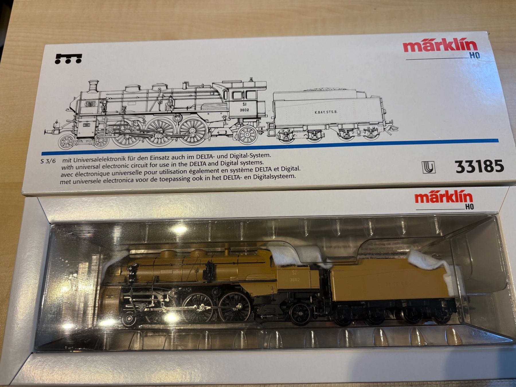 Märklin Modellini di ferrovie: Maerklin 33185 S3/6 – Nuovo e nell'imballaggio originale da Corcelles Payerne venduto da Pierre66 9
