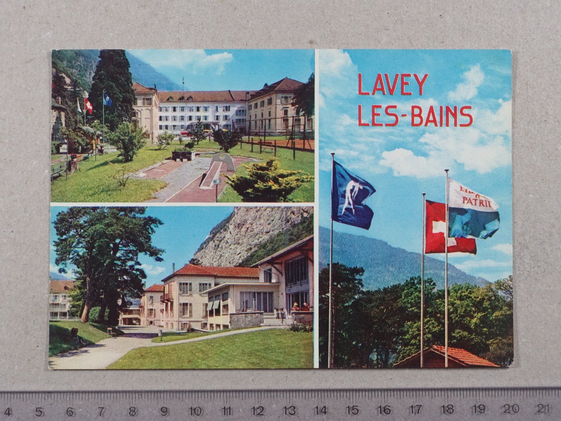 Cartoline postali: Lavey-les-Bains – Usato da Lenzburg venduto da fh1